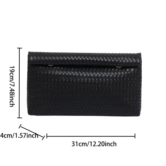 Braided PU Leather Clutch – additional view 2