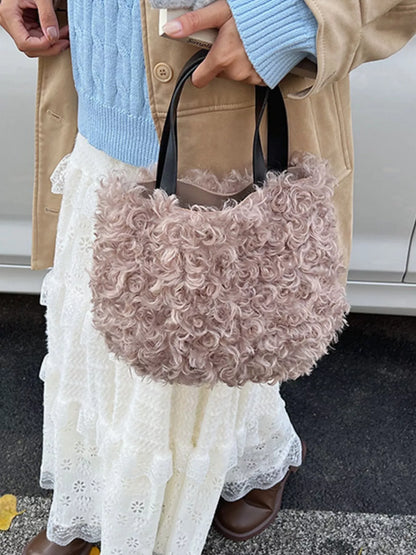 Lightweight Fluffy Handbag – Color Option 1