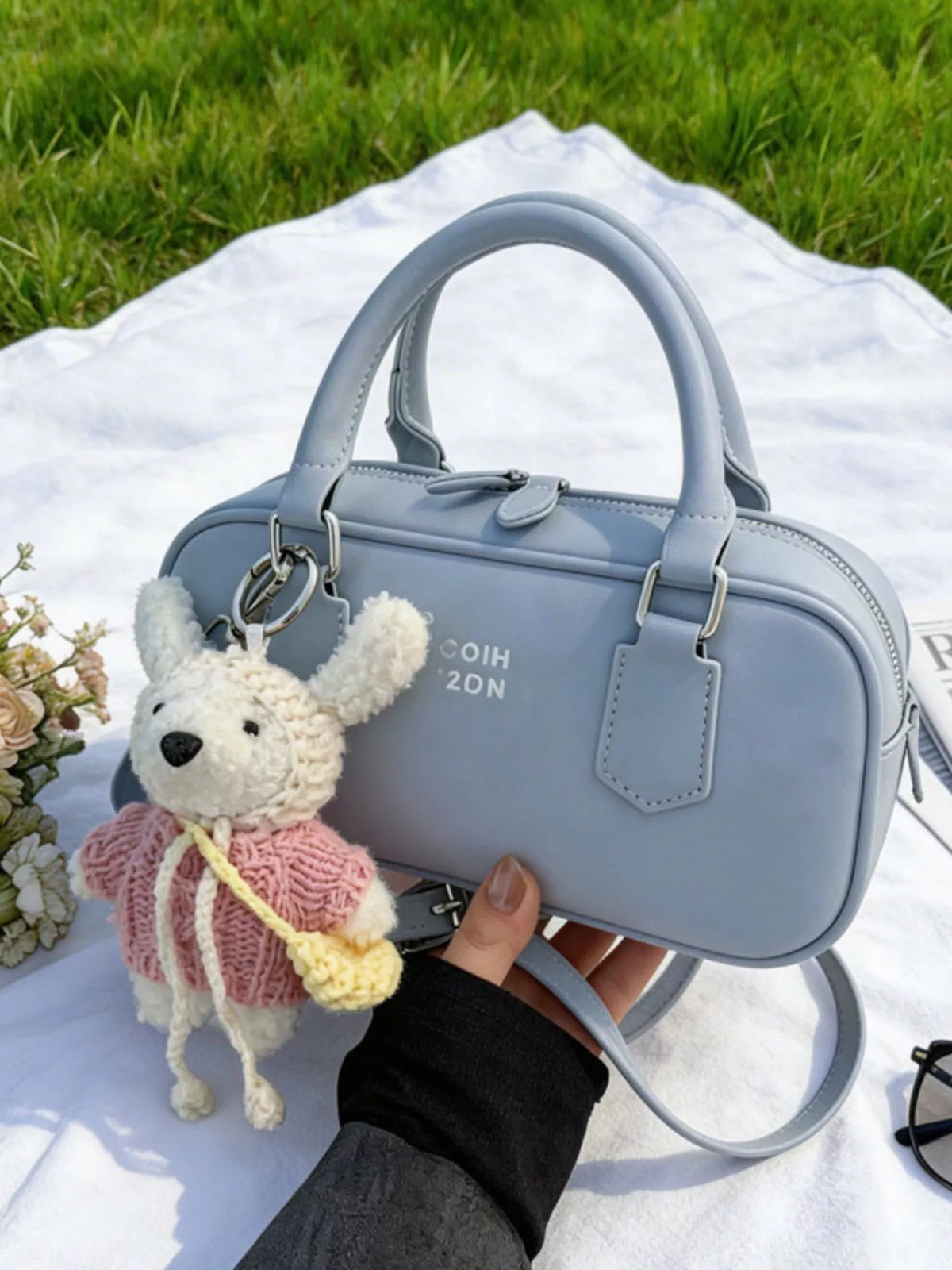 Mini Top-Handle Barrel Handbag – Lifestyle Shot