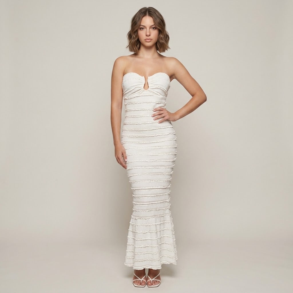 Sweetheart-Neck Tube Maxi Dress – Color Option 2