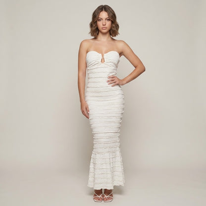 Sweetheart-Neck Tube Maxi Dress – Color Option 2