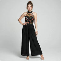 Floral Halter Jumpsuit
