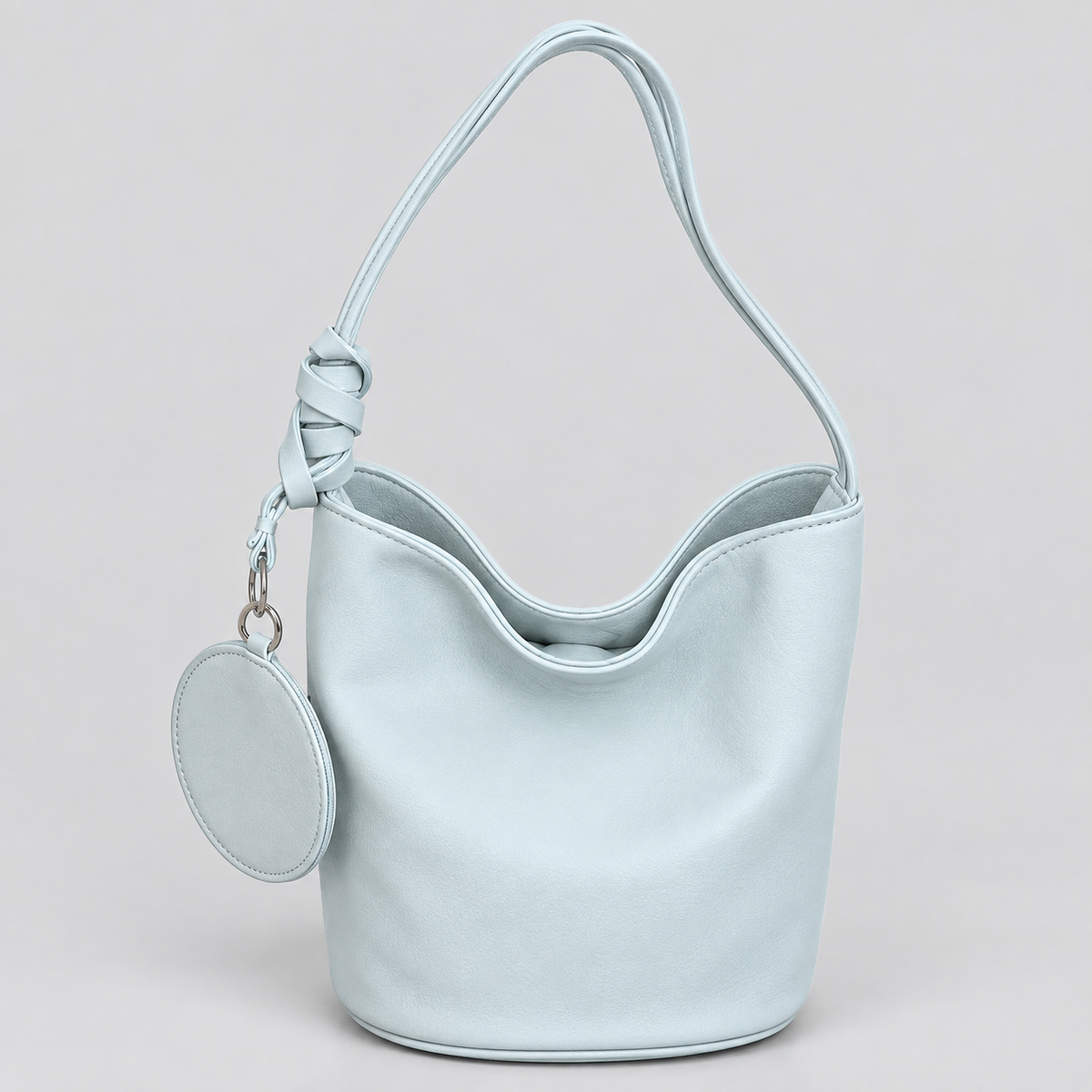 Small PU Leather Bucket Handbag