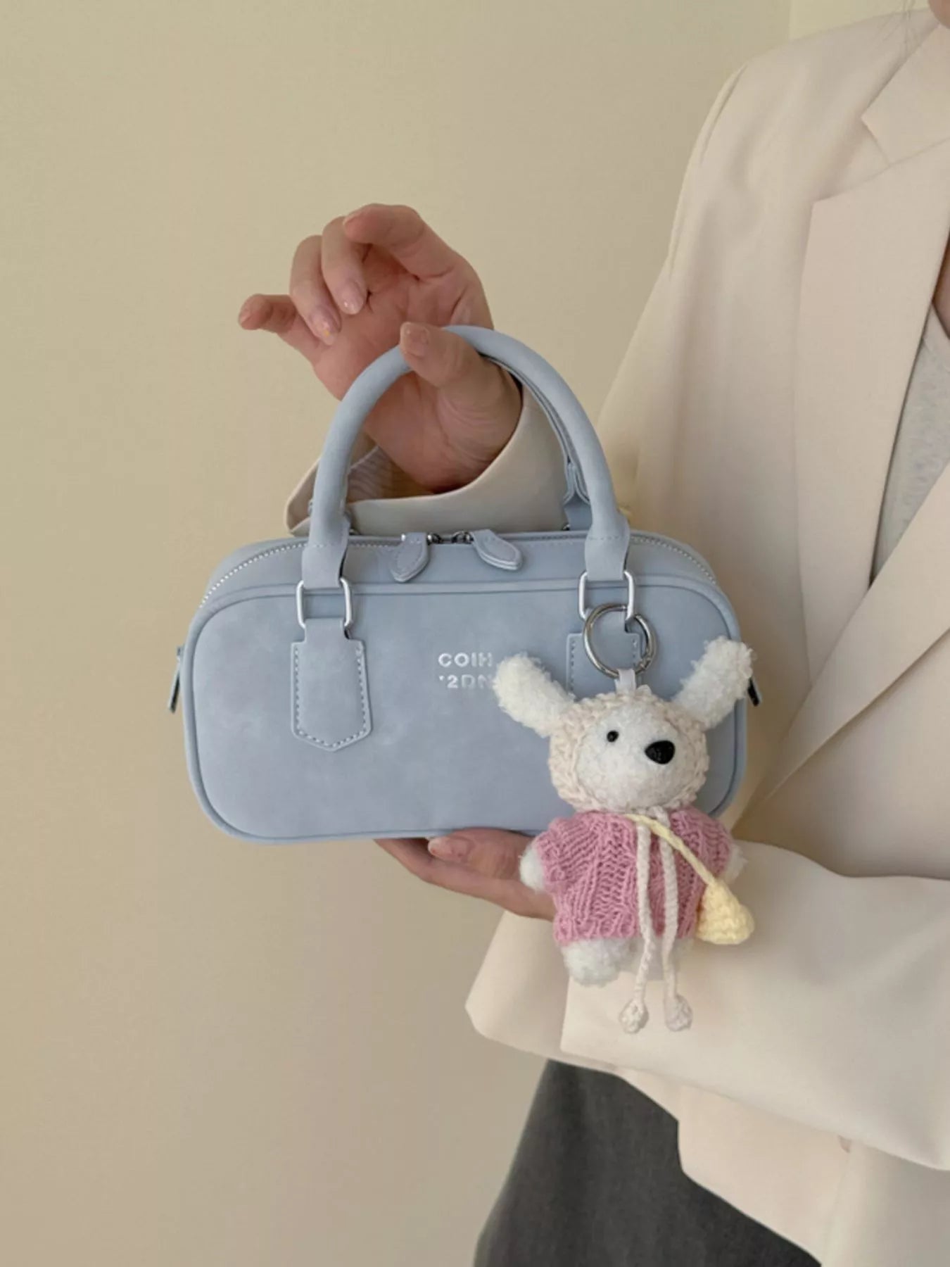 Mini Top-Handle Barrel Handbag – Color Option