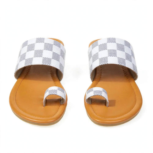 Women's Toe-Loop Flat Sandals
