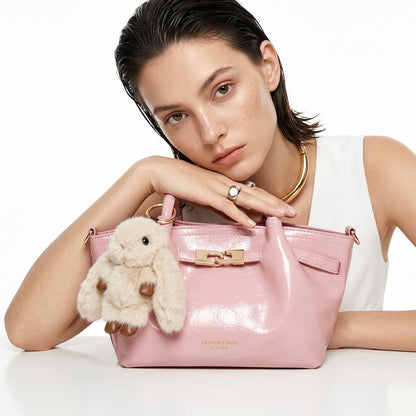 Top Handle Leather Handbag – Product Image | Celina Studio