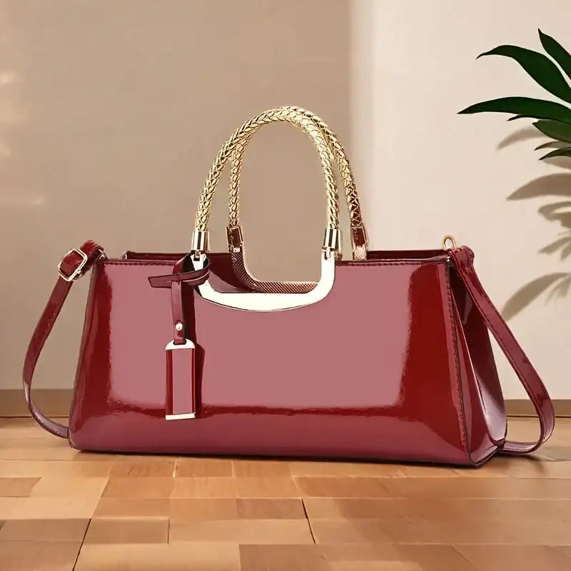 Glossy PU Leather Bridal Evening Clutch Bag – additional view 4