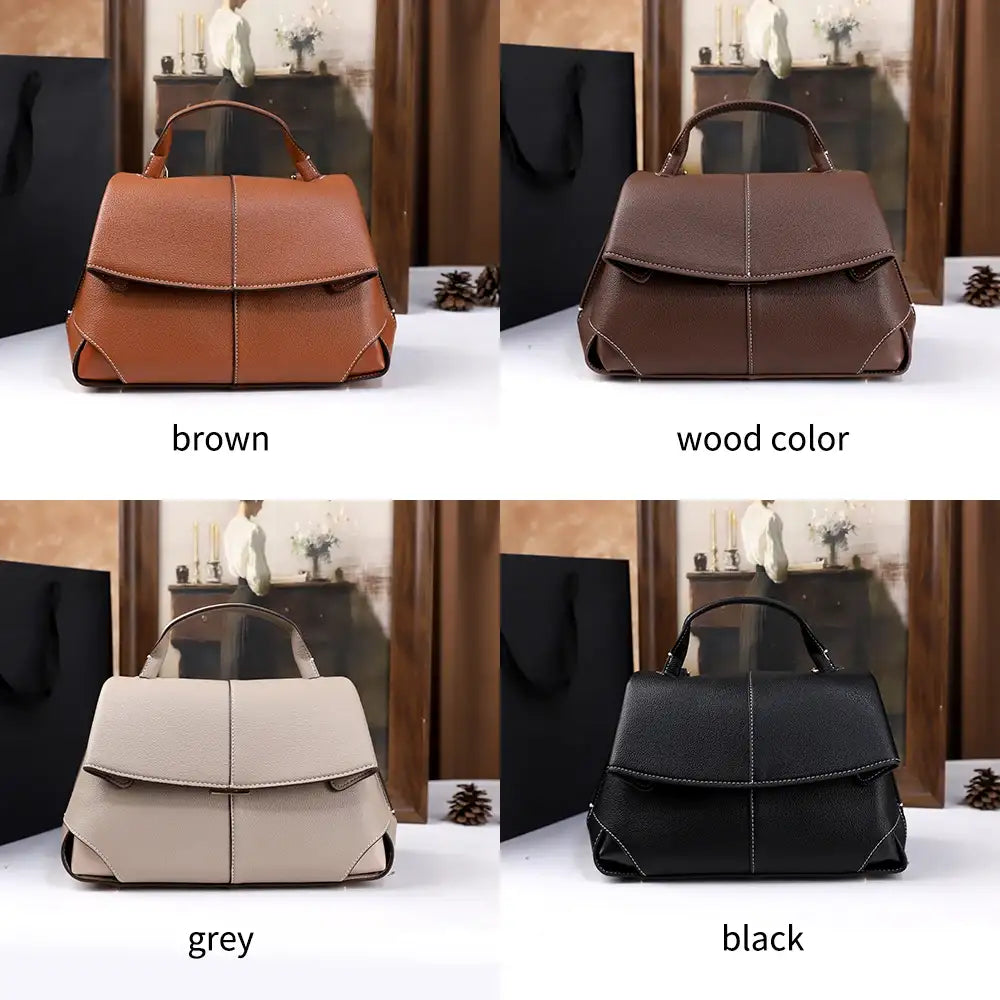 Retro Solid Shoulder Crossbody Bag – additional view 4