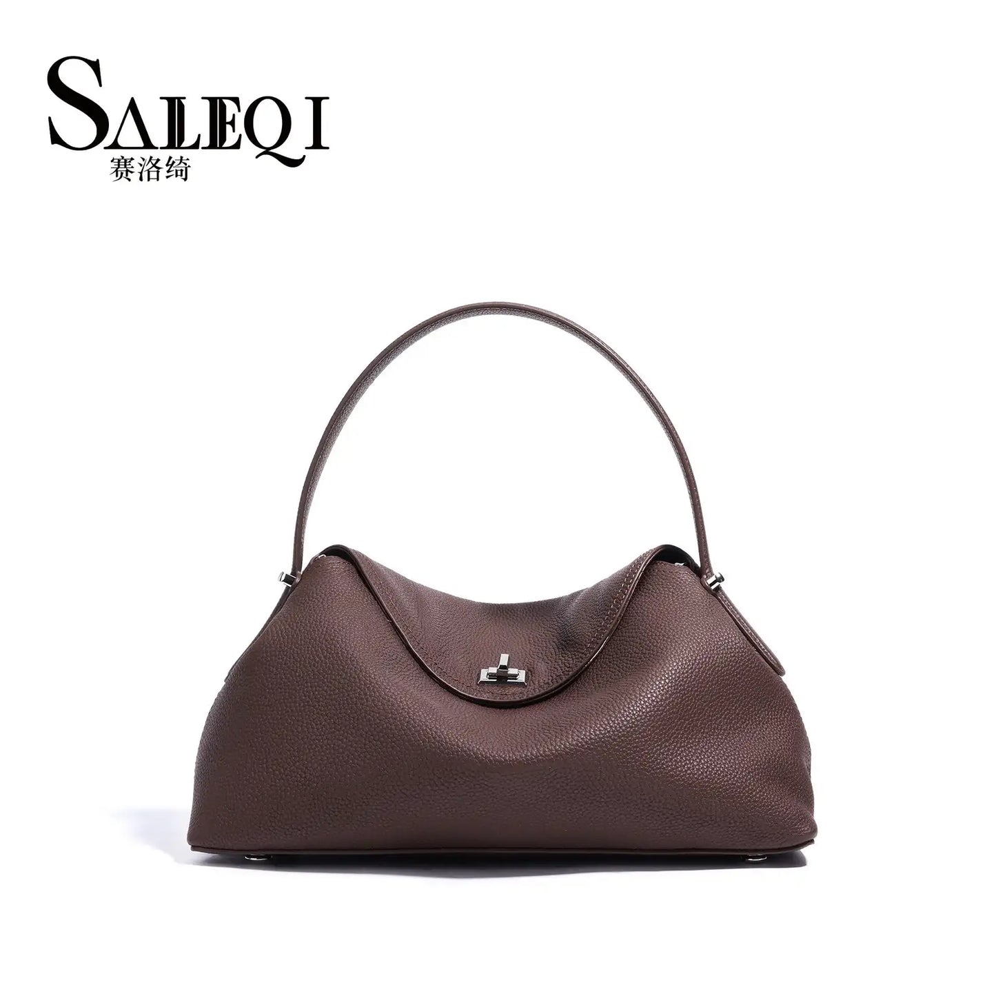 Genuine Cowhide Leather Crossbody Handbag – additional view 5