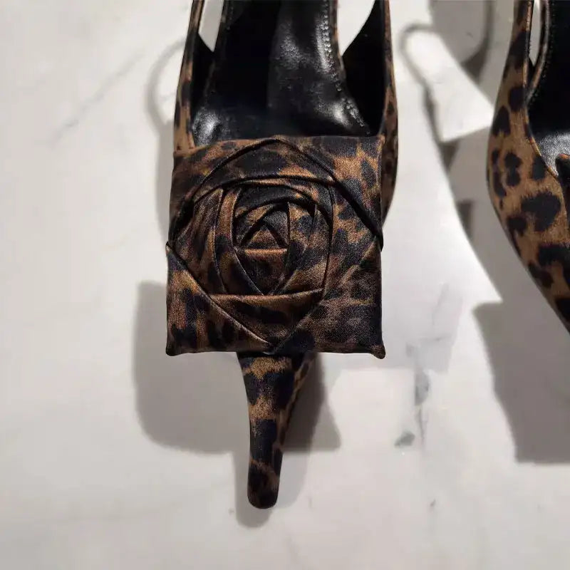 Pointed High Heel Buckle Strap Sandals – additional view 3