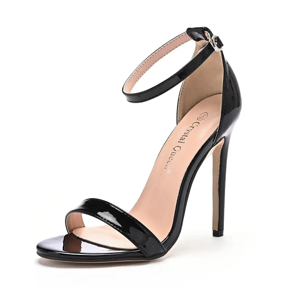 Solid Color High Heel Stiletto Sandals – Full View