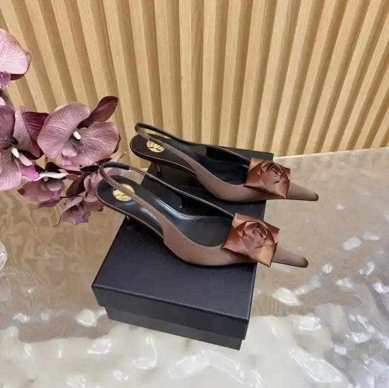 Pointed High Heel Buckle Strap Sandals – additional view 4