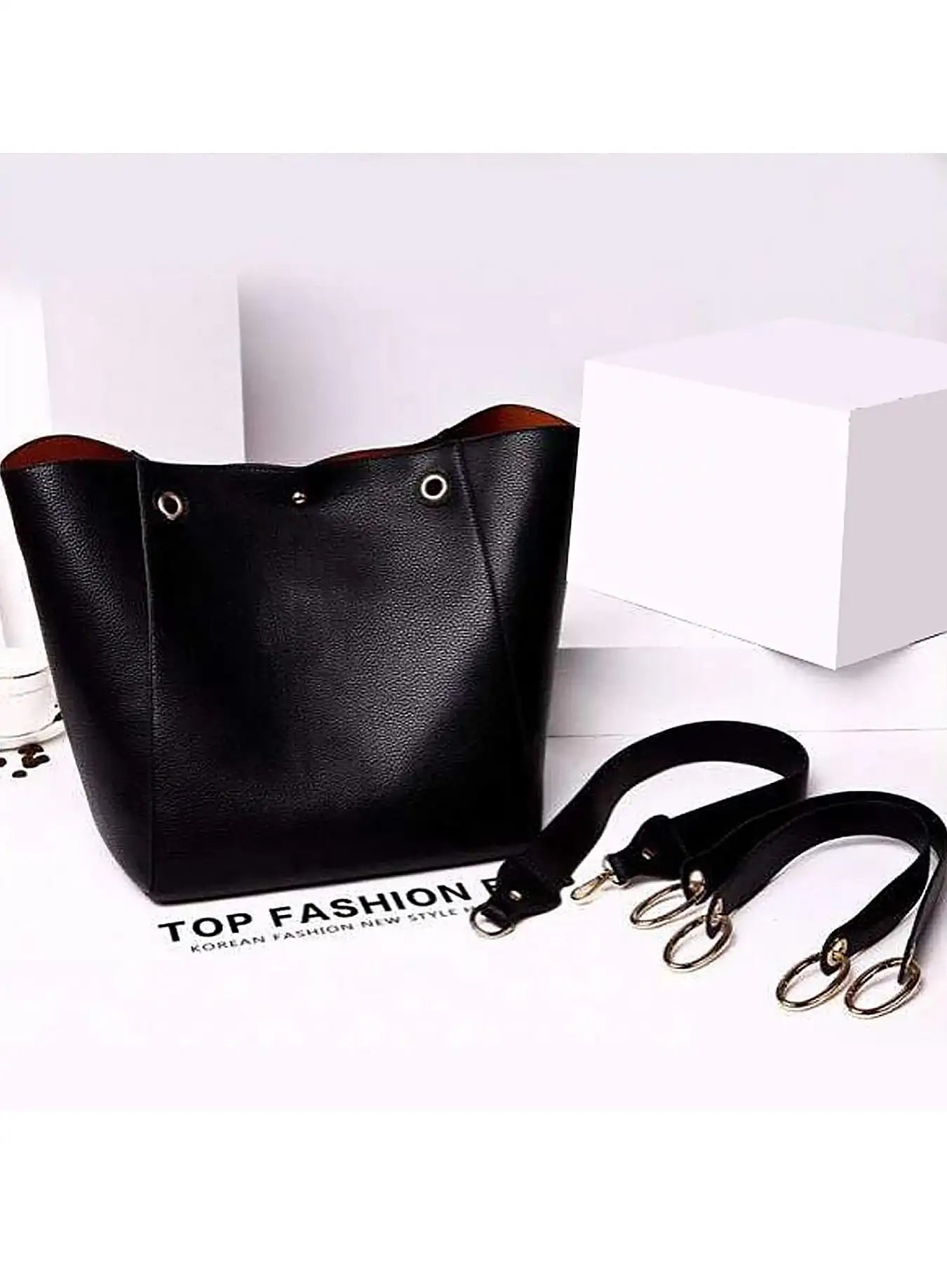 Large PU Leather Waterproof Tote Work Bag – additional view 5