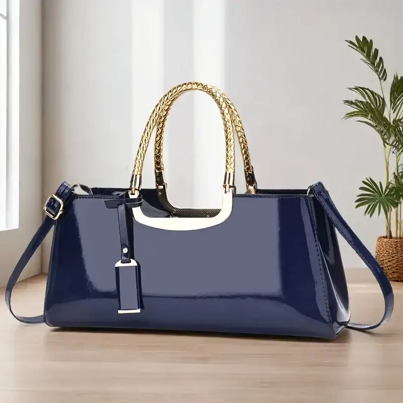 Glossy PU Leather Bridal Evening Clutch Bag – additional view 6