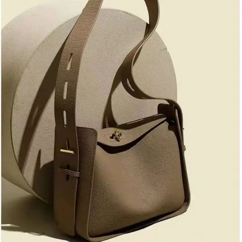 Genuine Leather Underarm Tote – additional view 2