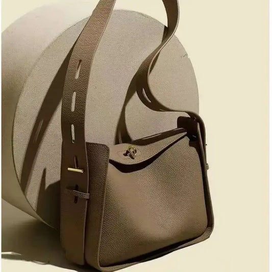 Genuine Leather Underarm Tote – additional view 2