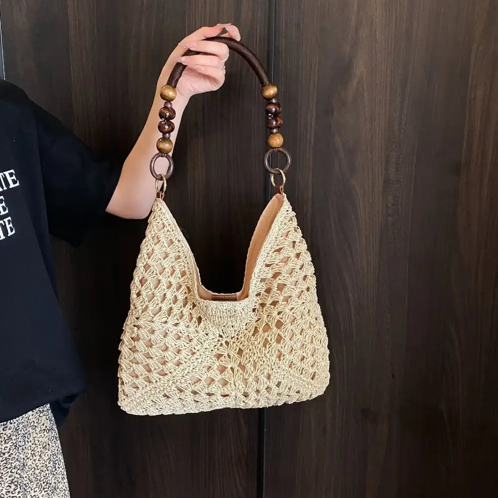 Large Woven Straw Tote – additional view 2