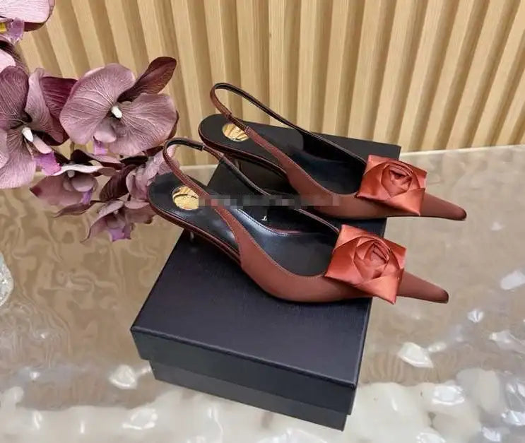 Pointed High Heel Buckle Strap Sandals – additional view 6
