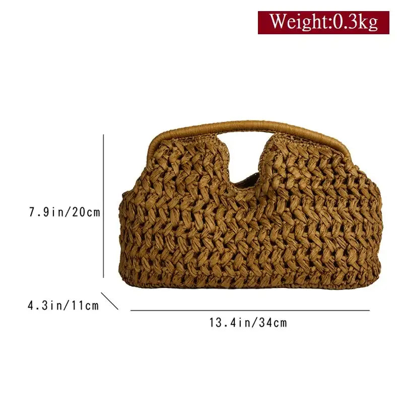 Woven Straw Beach Tote – additional view 5