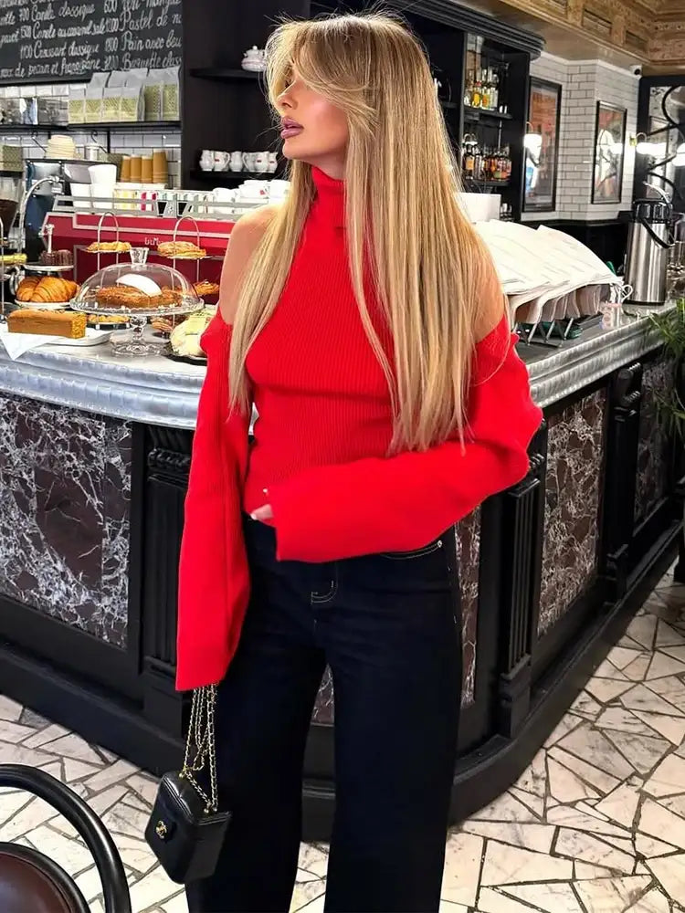 Hollow Out Backless Knit Two-Piece Set – additional view 5