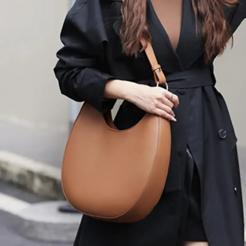 Genuine Leather Hobo Underarm Shoulder Bag – additional view 4
