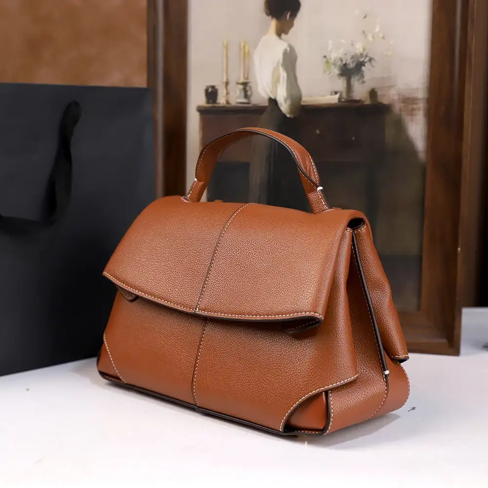 Retro Solid Shoulder Crossbody Bag – additional view 2