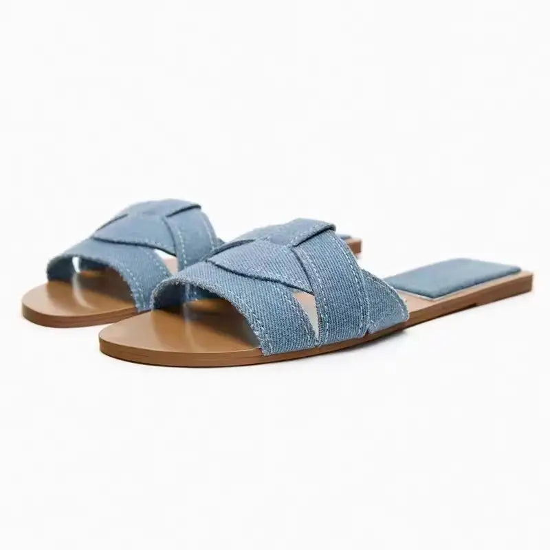 Solid Color Pull-On Fashion Slippers – additional view 6