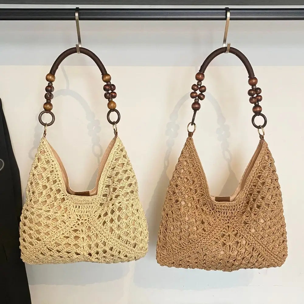 Large Woven Straw Tote