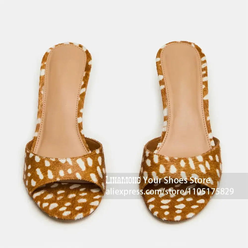 Leopard Print Stiletto Mules – additional view 4