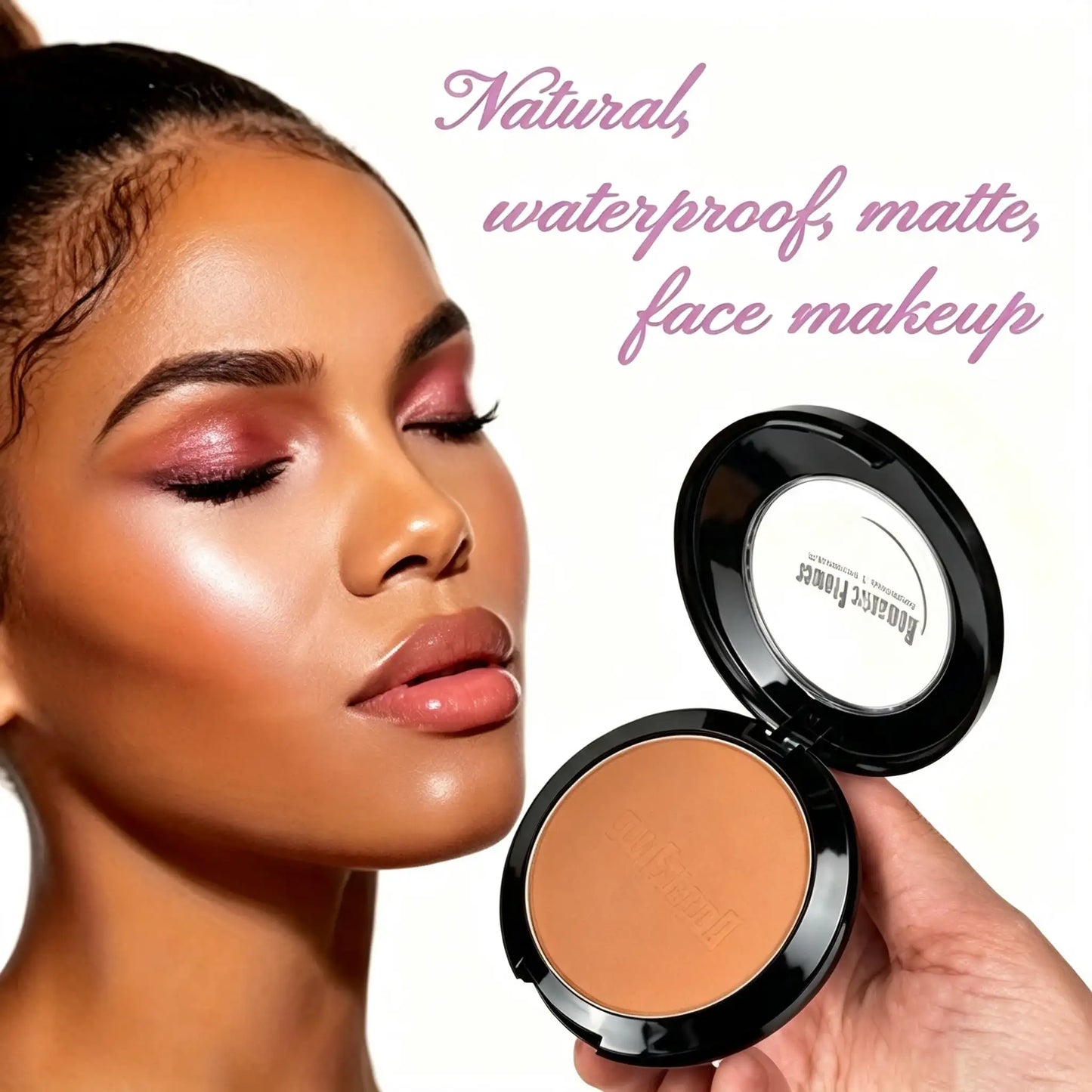 3-in-1 Dark Matte Powder Foundation