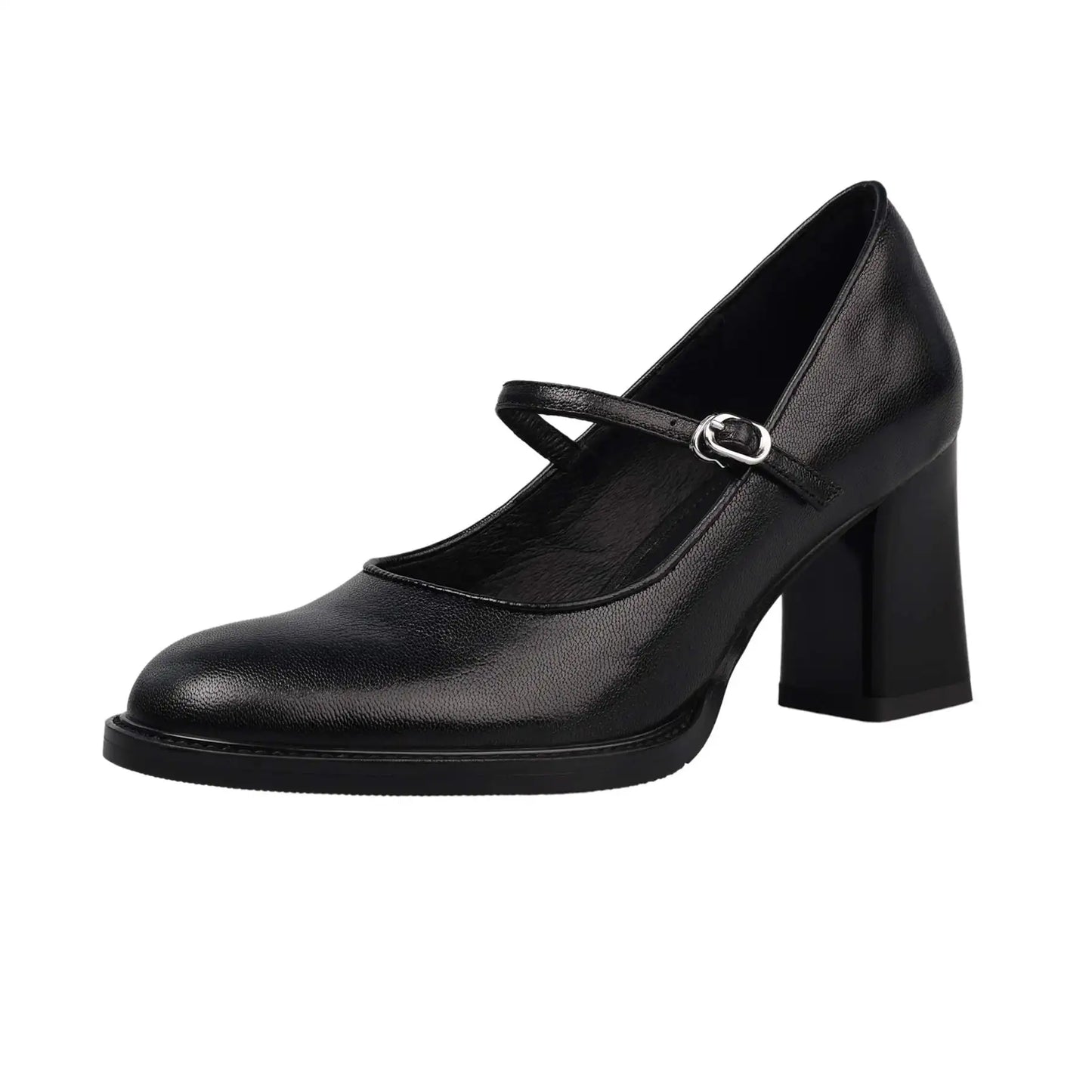 Genuine Leather Mary Jane Pumps – additional view 6