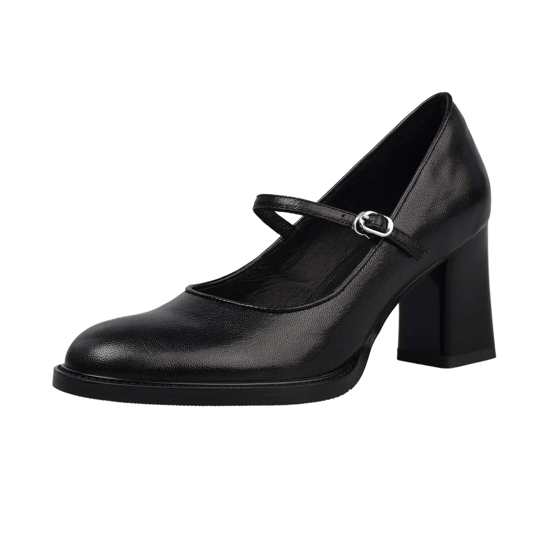Genuine Leather Mary Jane Pumps – additional view 6