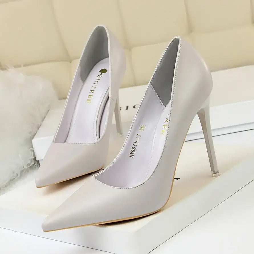Shallow Mouth Stiletto Party Single Shoes – additional view 5