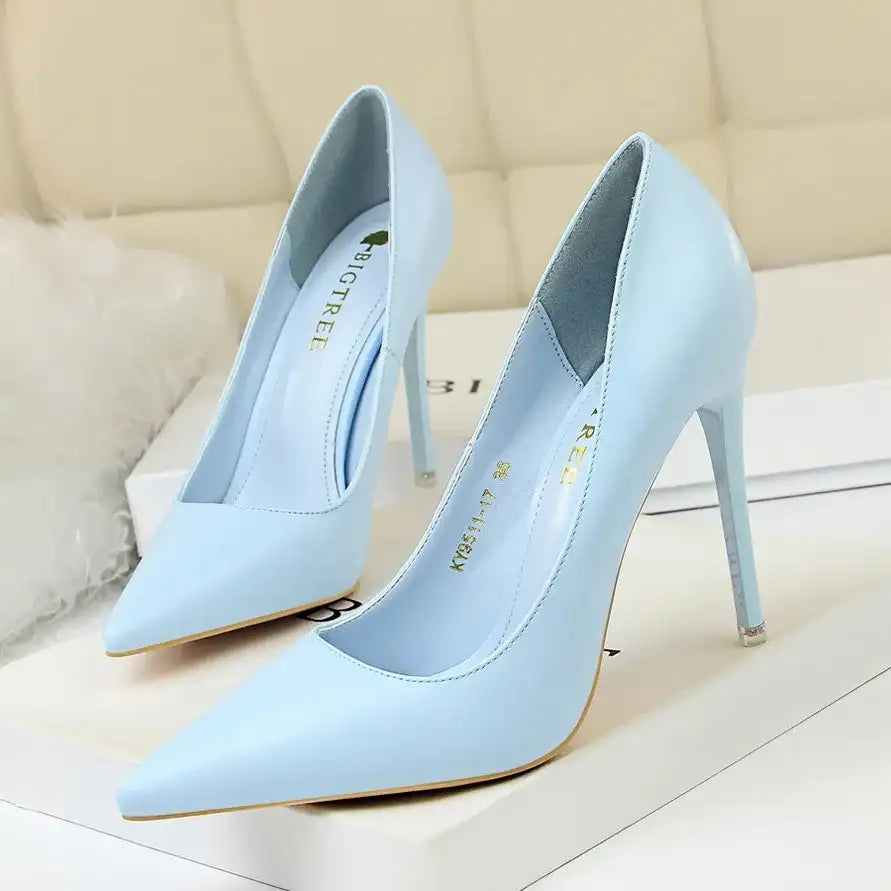 Shallow Mouth Stiletto Party Single Shoes – additional view 4