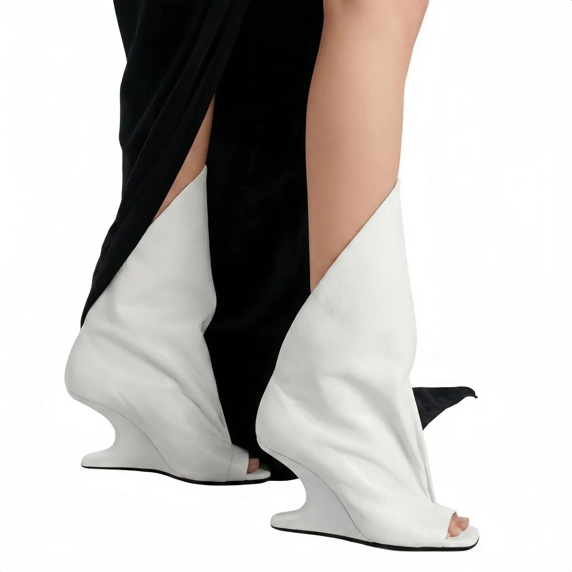 Alien Heel Open Toe Fashion Short Boots – additional view 3