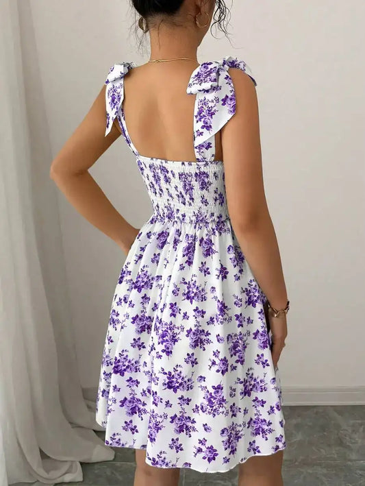 Cute Ditsy Floral A-Line Dress – additional view 2