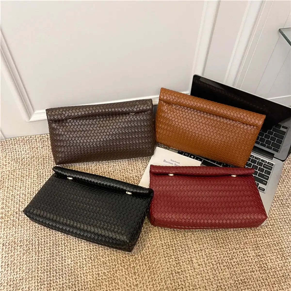 Braided PU Leather Clutch – additional view 6