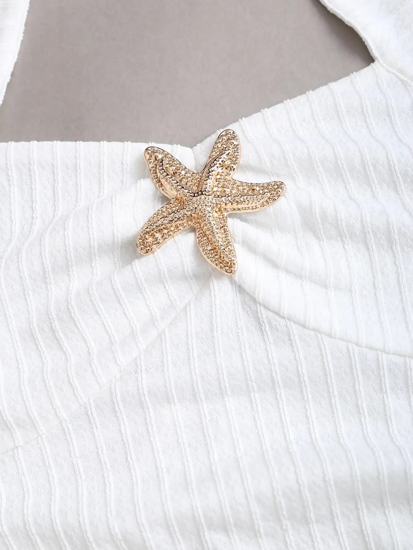 Cute Starfish Halter Mini Dress – additional view 4