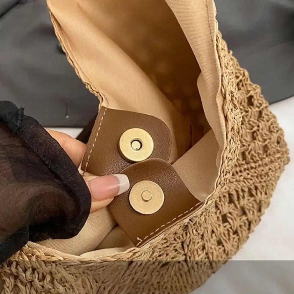 Large Woven Straw Tote – additional view 5