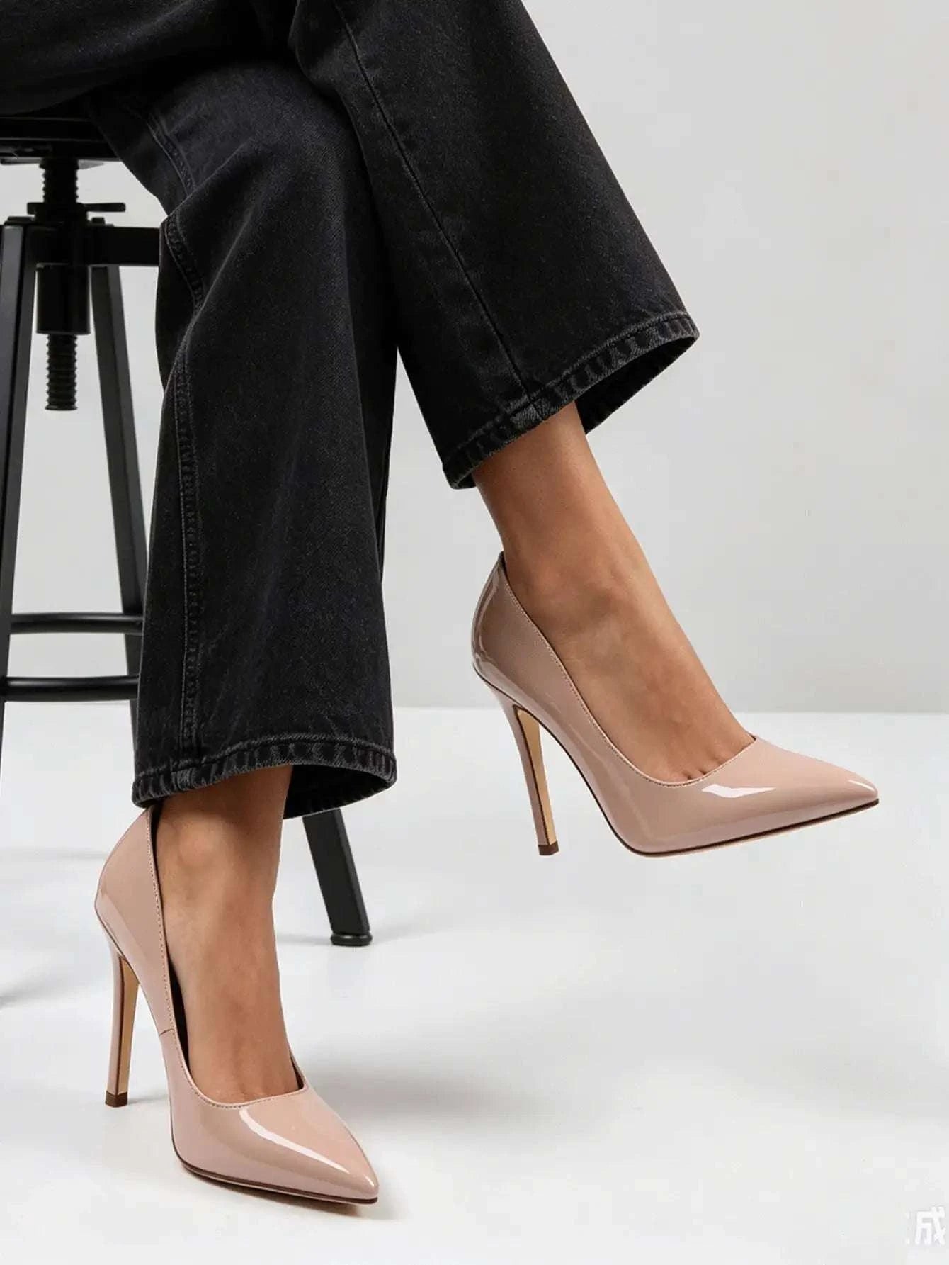 Classic Stiletto High Heel Pumps – Leopard & Cow Print - Celina Studio
