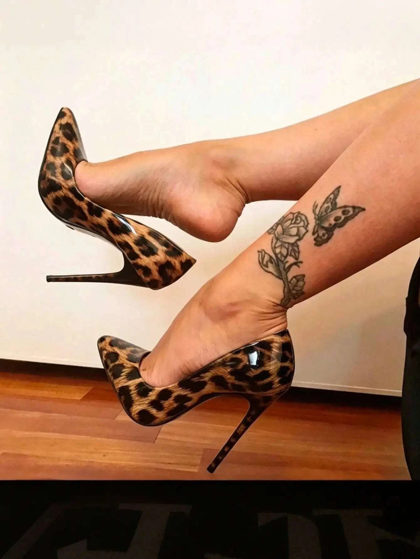Classic Stiletto High Heel Pumps – Leopard & Cow Print - Celina Studio