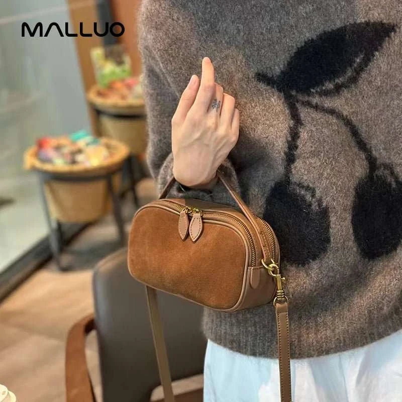 Cowhide Genuine Leather Luxury Crossbody Bag - Celina Studio