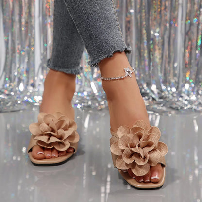 Celina Studio Open-Toe Low Block-Heel Sandals – Low Block Heel Detail Close-Up