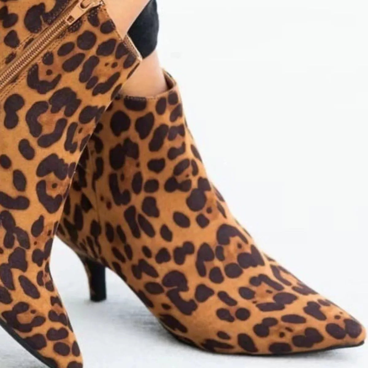 Pointed-Toe Kitten-Heel Boots – Color Option | Celina Studio
